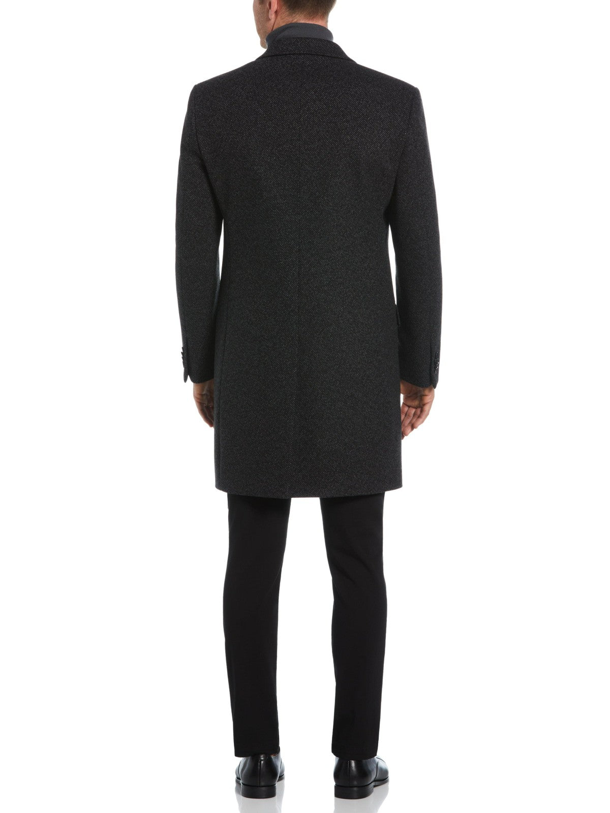 Perry Ellis Clothing Single Breasted 3 Button Overcoat