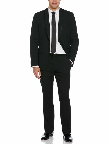 Perry Ellis Suits Slim Fit Stretch Tuxedo Suit Jacket