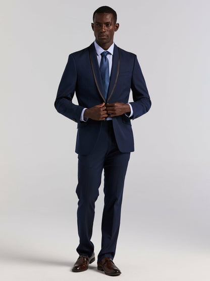 Perry Ellis Suits Slim Fit Stretch Tuxedo Suit Jacket