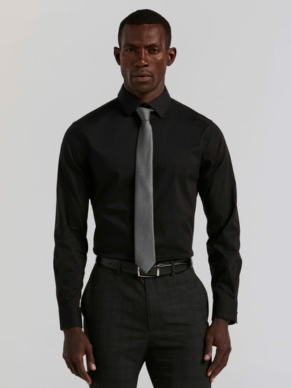 Perry Ellis Suits Cotton Blend Slim Fit Dress Shirt