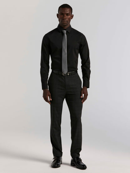 Perry Ellis Suits Cotton Blend Slim Fit Dress Shirt