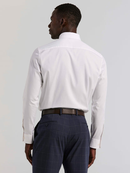 Perry Ellis Suits Cotton Blend Slim Fit Dress Shirt
