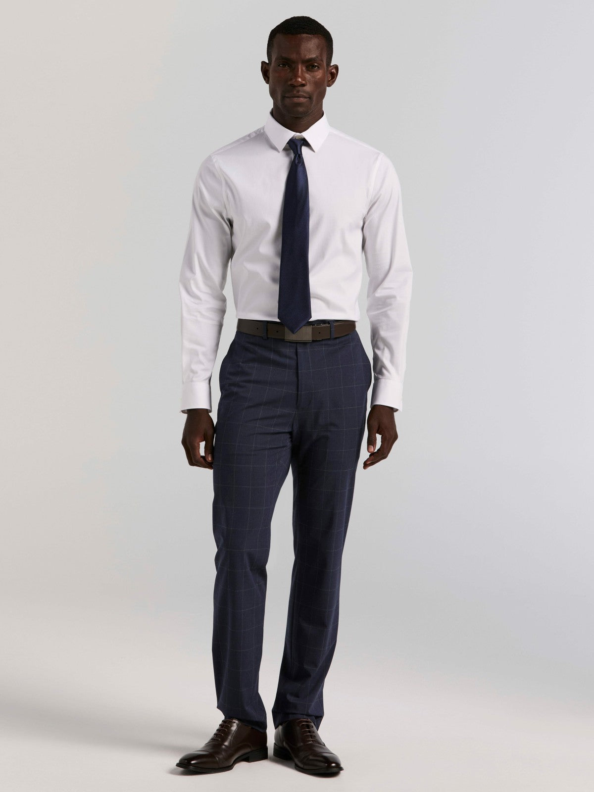 Perry Ellis Suits Cotton Blend Slim Fit Dress Shirt