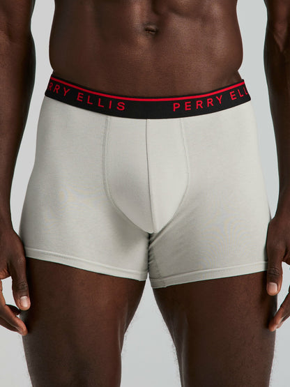 Perry Ellis Clothing 4-Pack Cotton Stretch Boxer Brief