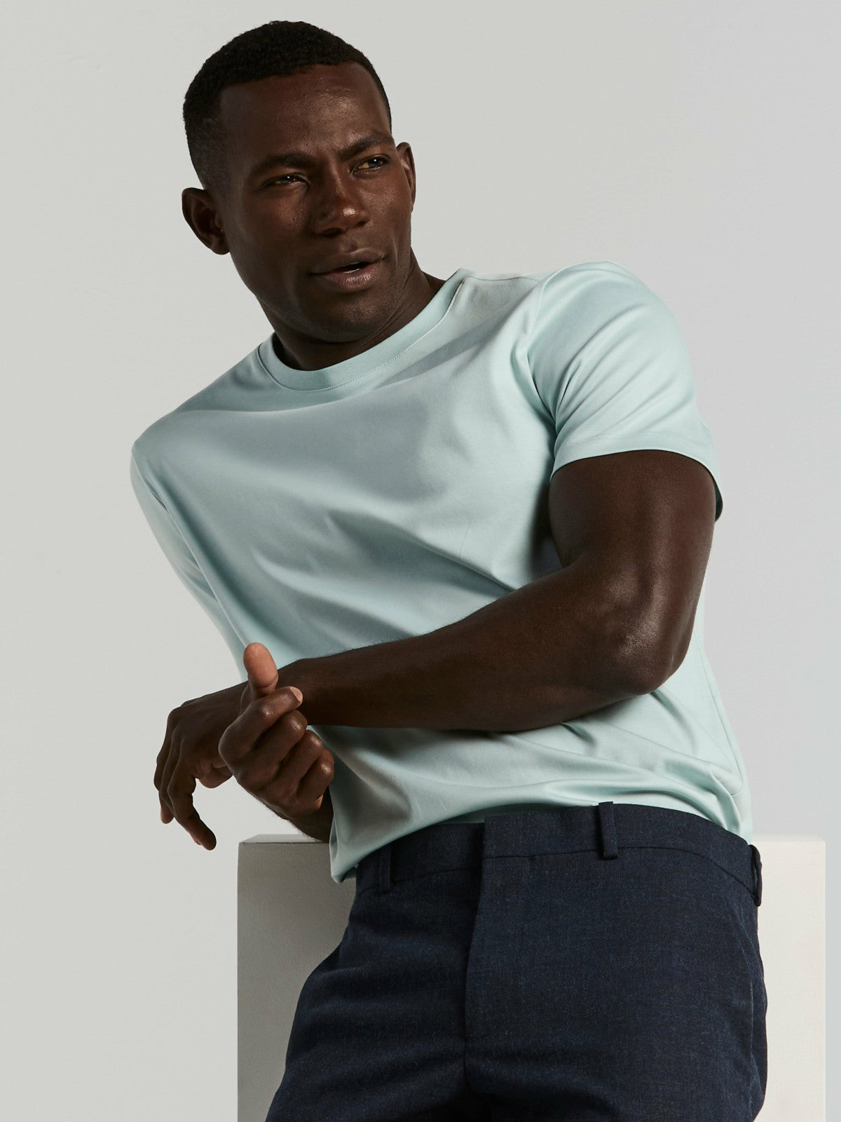 Perry Ellis Clothing Cool Interlock Tee