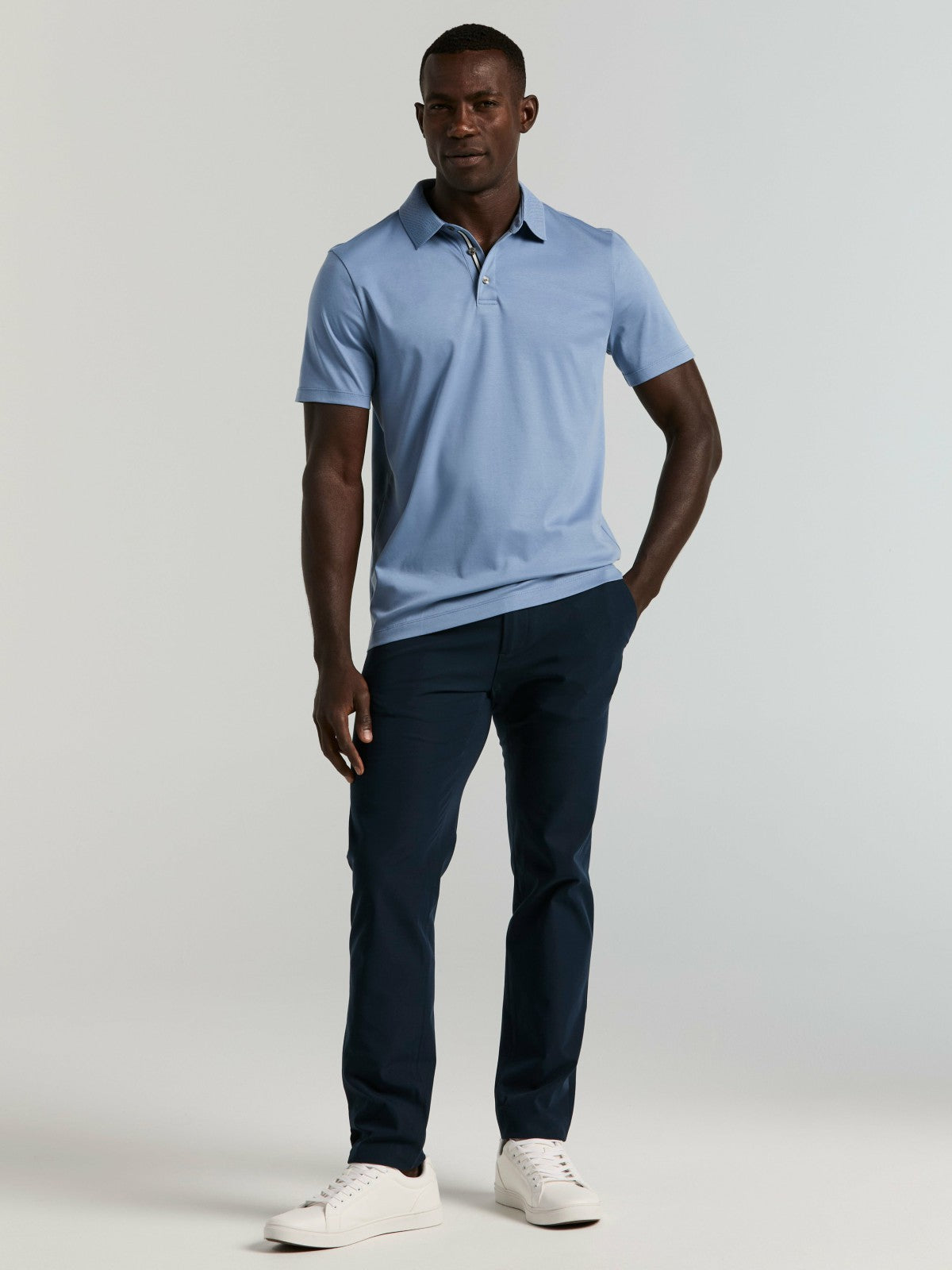 Perry Ellis Clothing Cool Interlock Polo