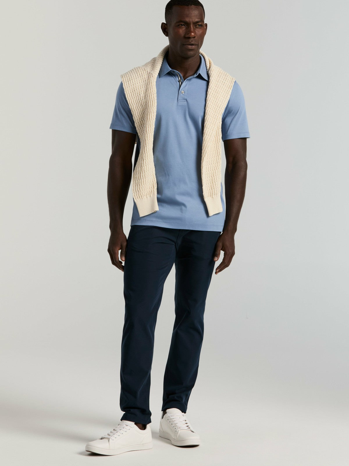 Perry Ellis Clothing Cool Interlock Polo