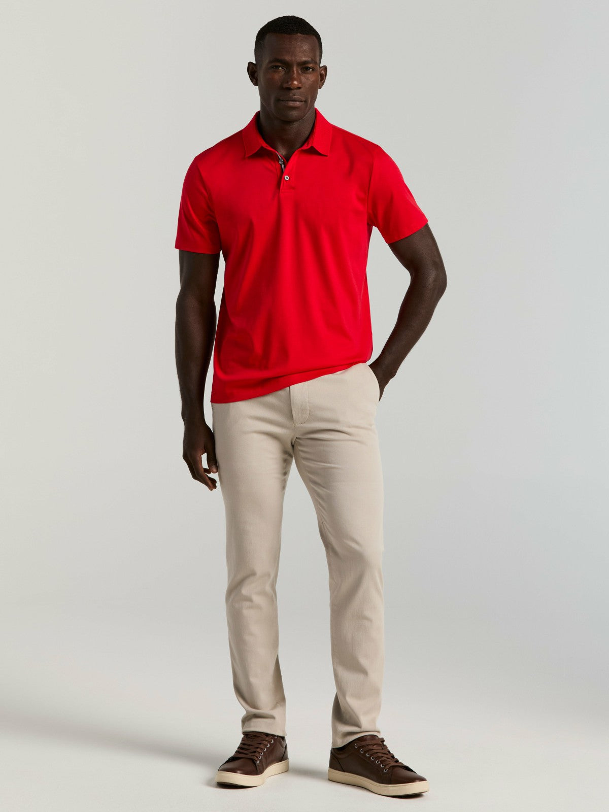 Perry Ellis Clothing Cool Interlock Polo
