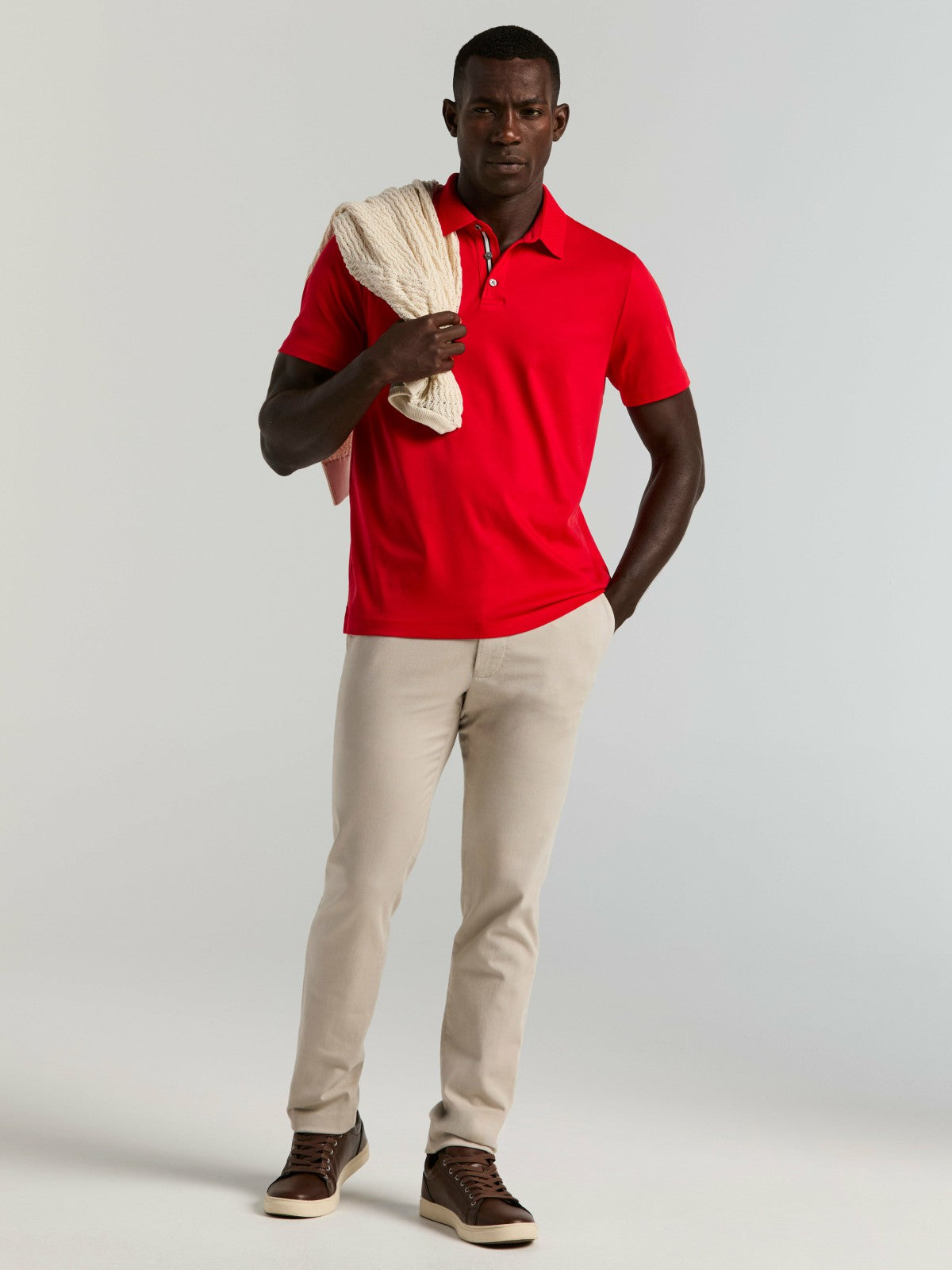 Perry Ellis Clothing Cool Interlock Polo
