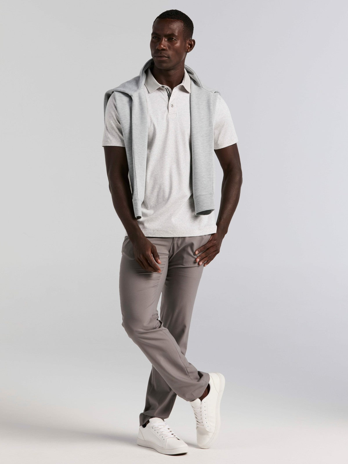 Perry Ellis Clothing Cool Interlock Polo