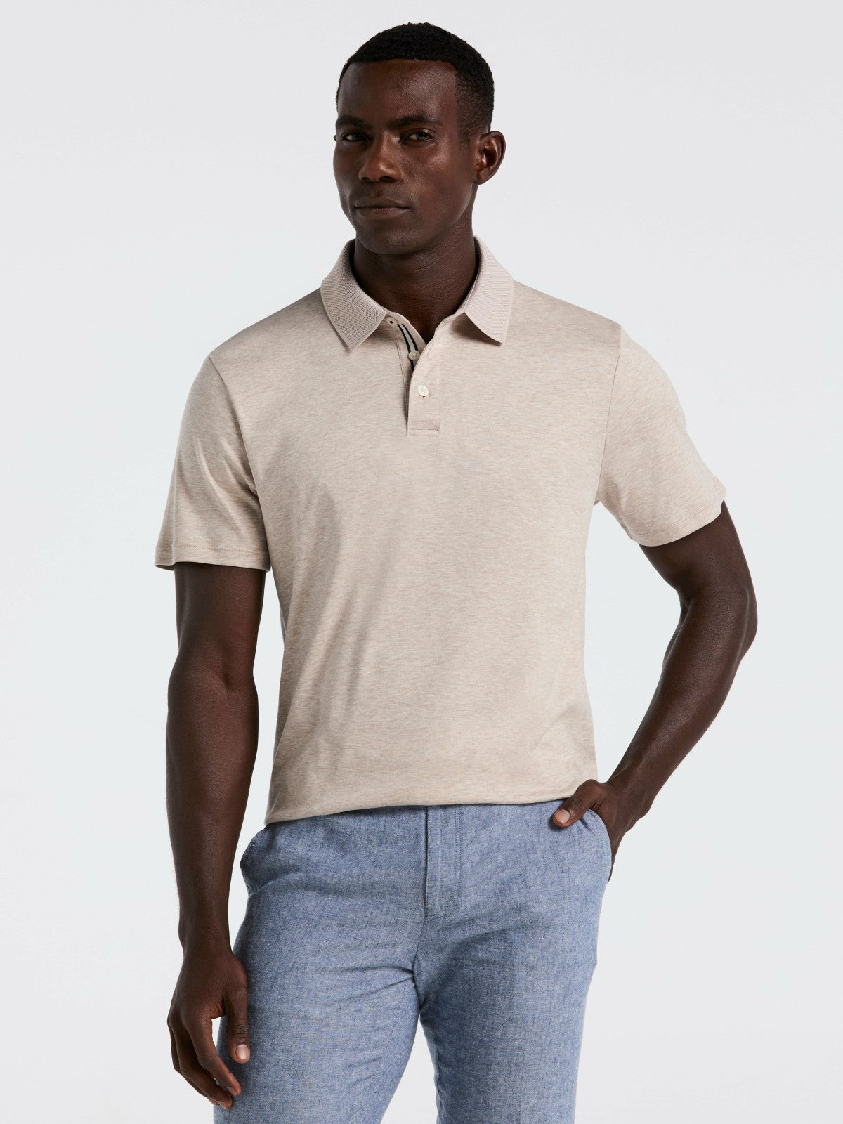Perry Ellis Clothing Cool Interlock Polo