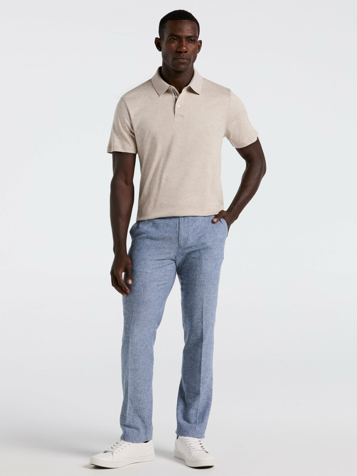 Perry Ellis Clothing Cool Interlock Polo