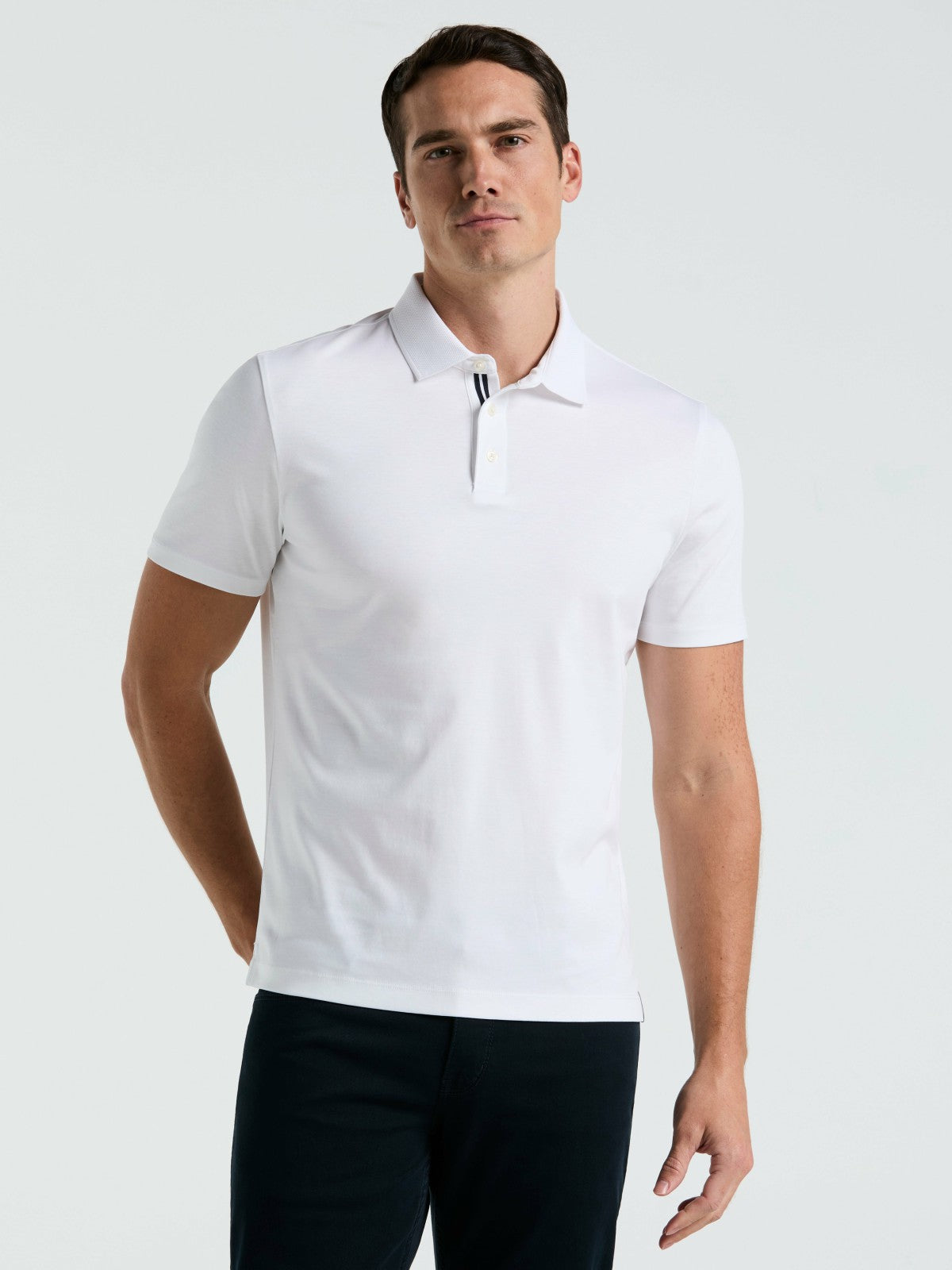 Perry Ellis Clothing Cool Interlock Polo