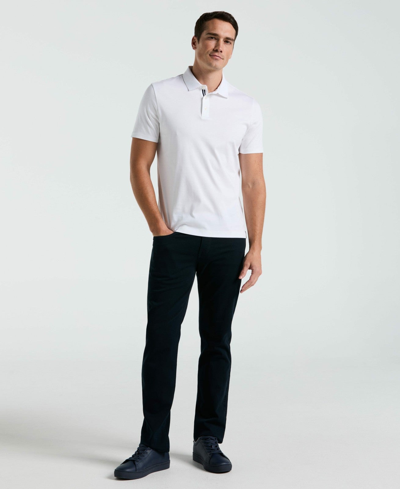 Perry Ellis Clothing Cool Interlock Polo
