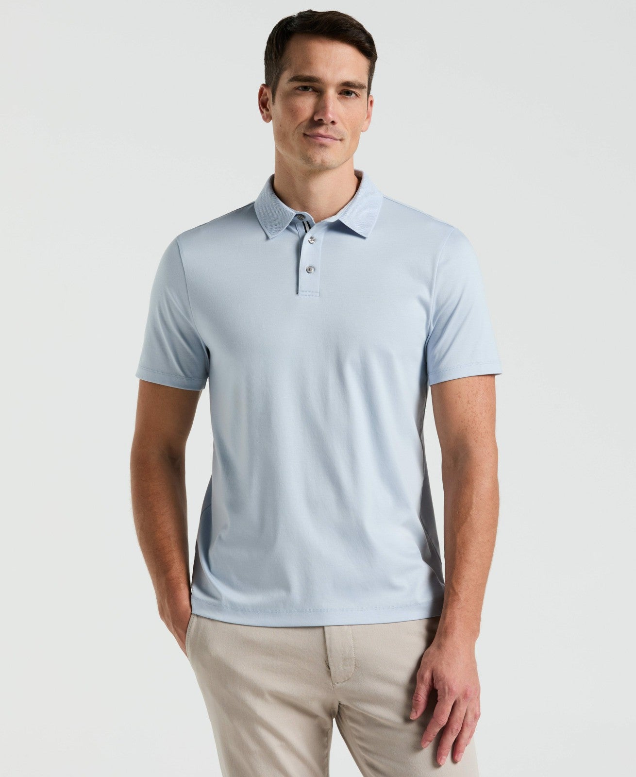 Perry Ellis Clothing Cool Interlock Polo