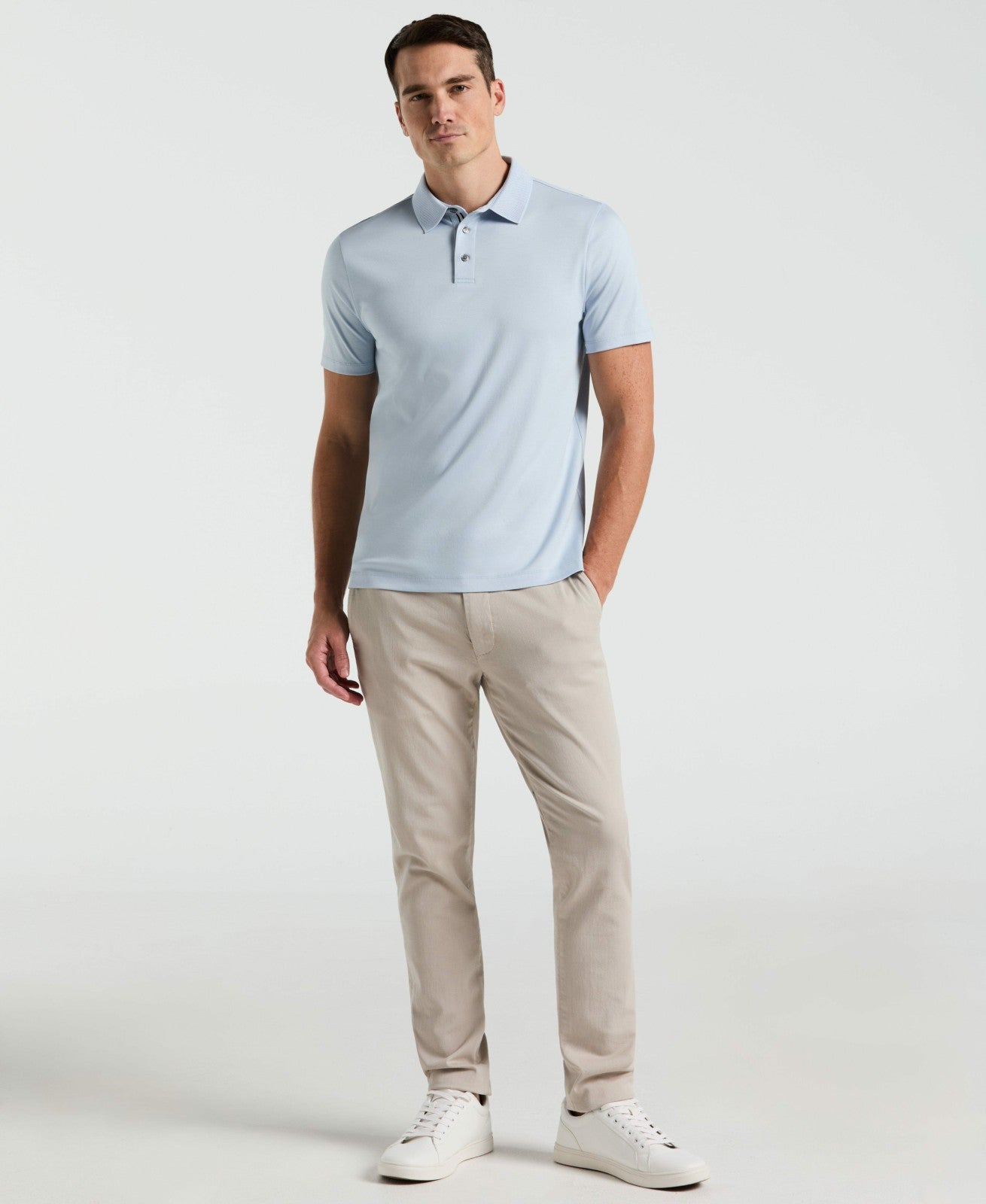 Perry Ellis Clothing Cool Interlock Polo