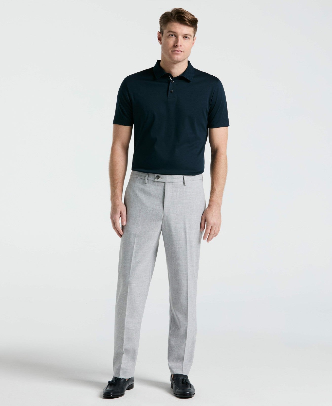 Perry Ellis Clothing Cool Interlock Polo