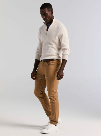 Perry Ellis Clothing Tech Knit Quarter Zip Sweater