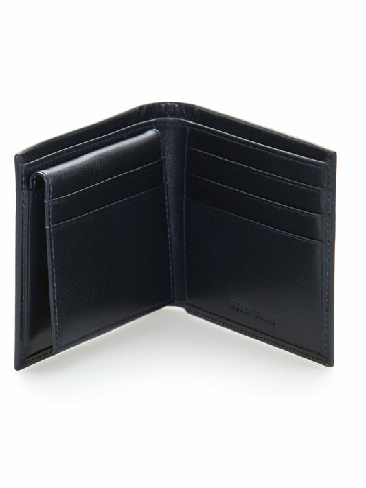 Perry Ellis Accessories Genuine Glazed Leather Wallet