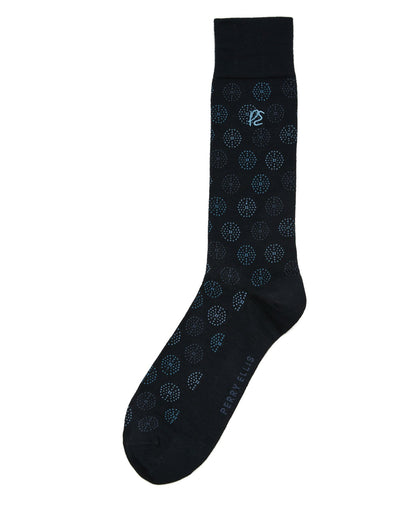 Perry Ellis Accessories Bamboo Fashion Medallion Socks