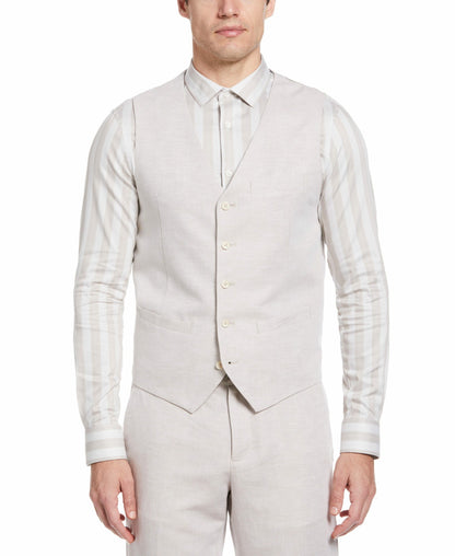 Perry Ellis Suits Perry Ellis men's vest with button closure