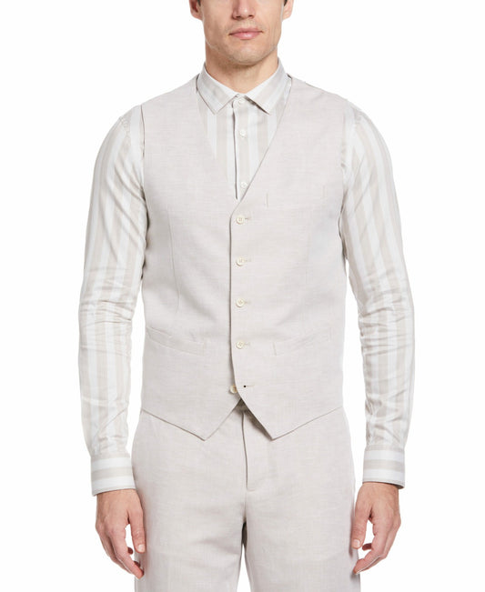 Perry Ellis Suits Perry Ellis men's vest with button closure