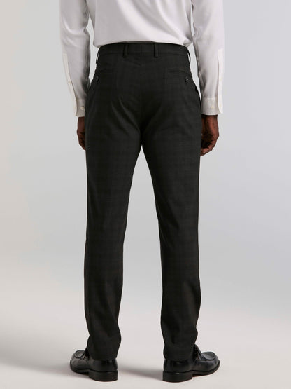 Perry Ellis Suits|Clothing Skinny Fit Charcoal Plaid Suit Pant