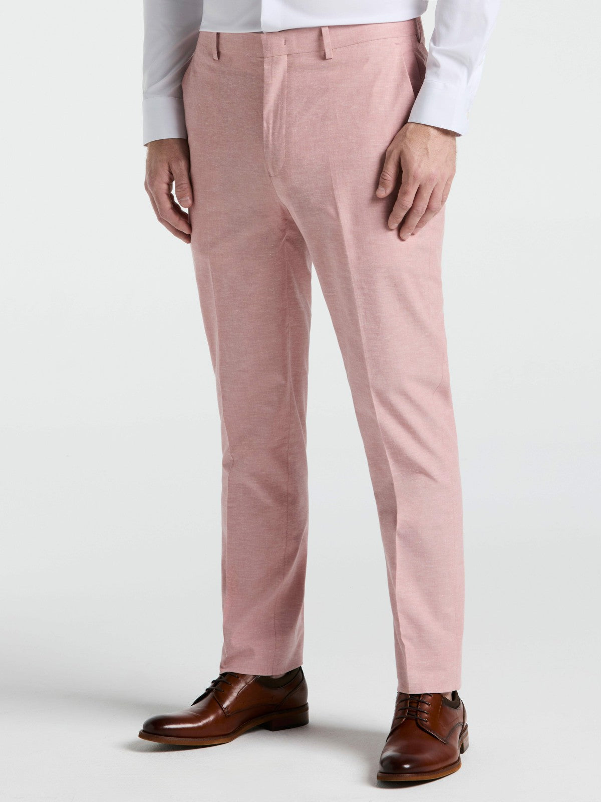 Perry Ellis Suits|Clothing Slim Fit Solid Linen Blend Pant