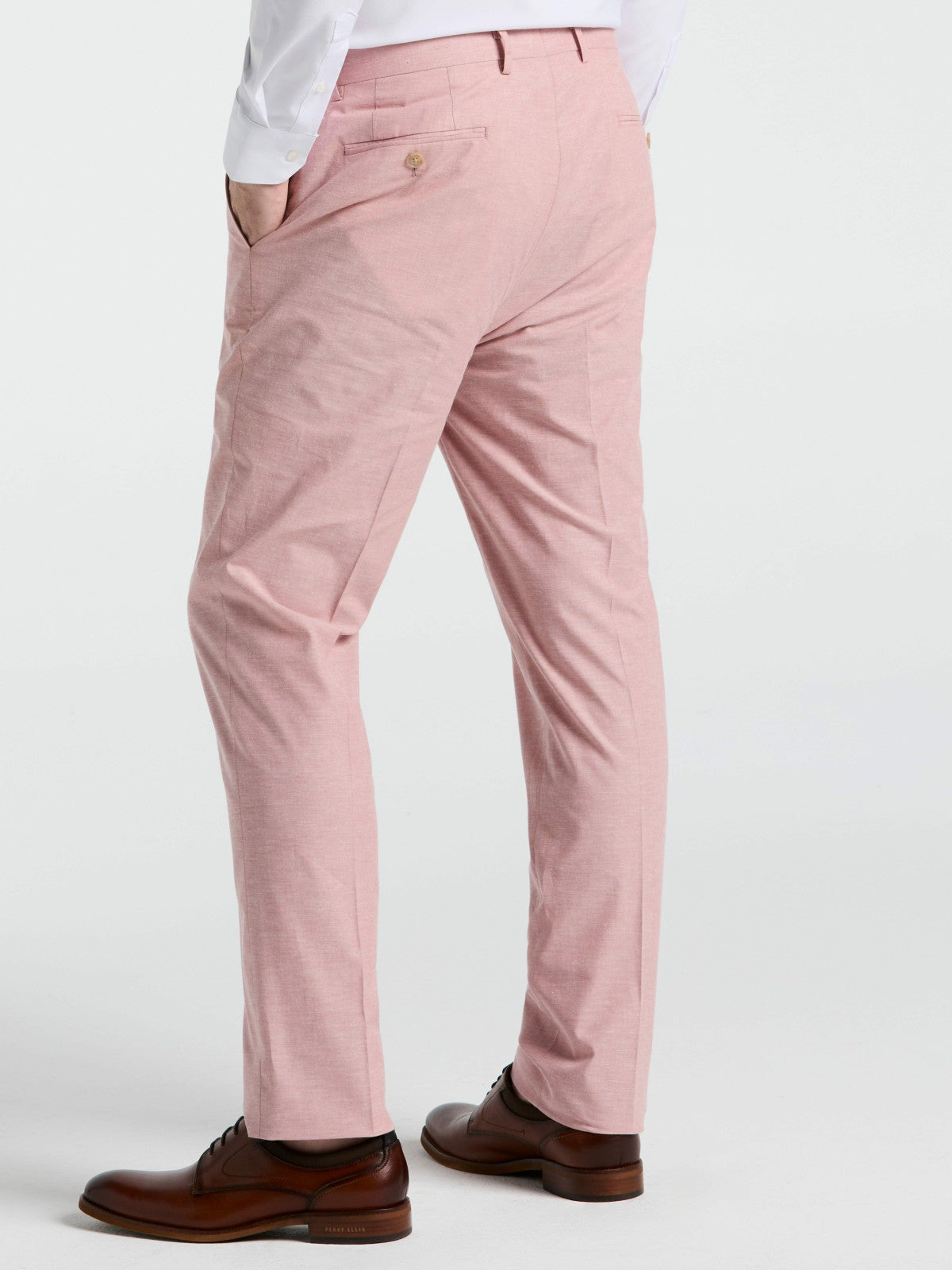 Perry Ellis Suits|Clothing Slim Fit Solid Linen Blend Pant