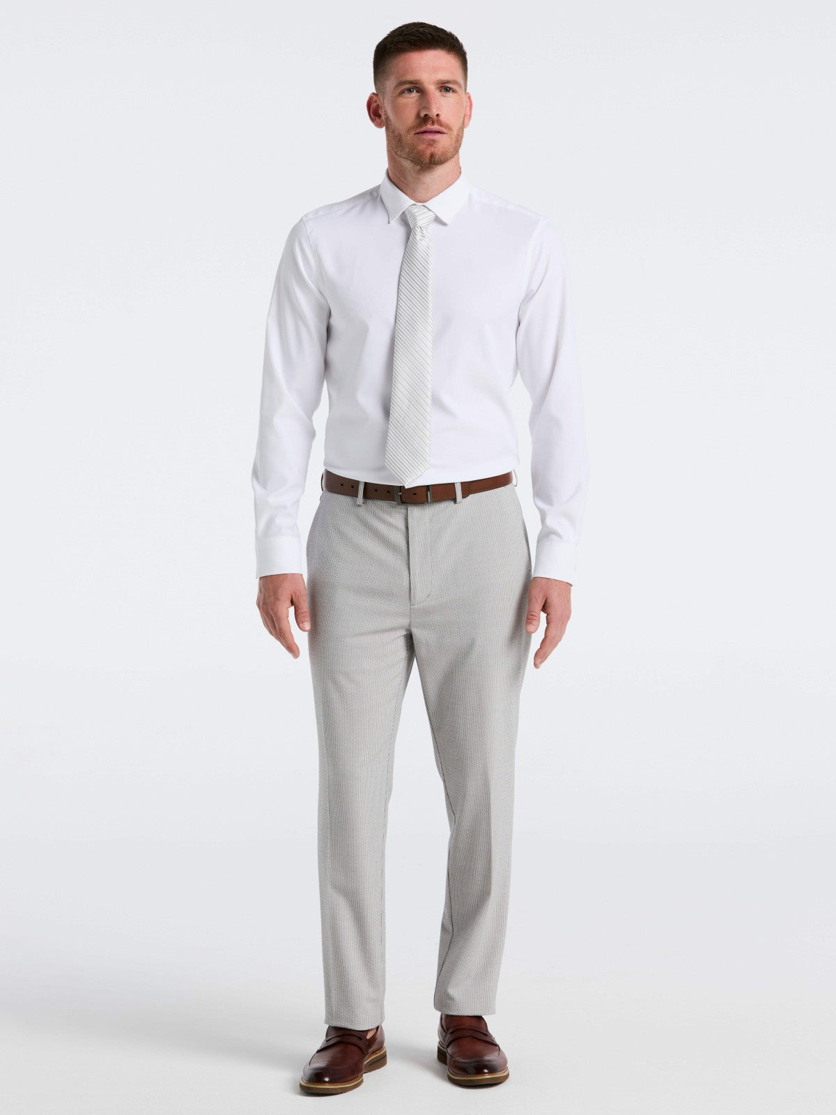 Perry Ellis Suits|Clothing Slim Fit Seersucker Stripe Suit Pant