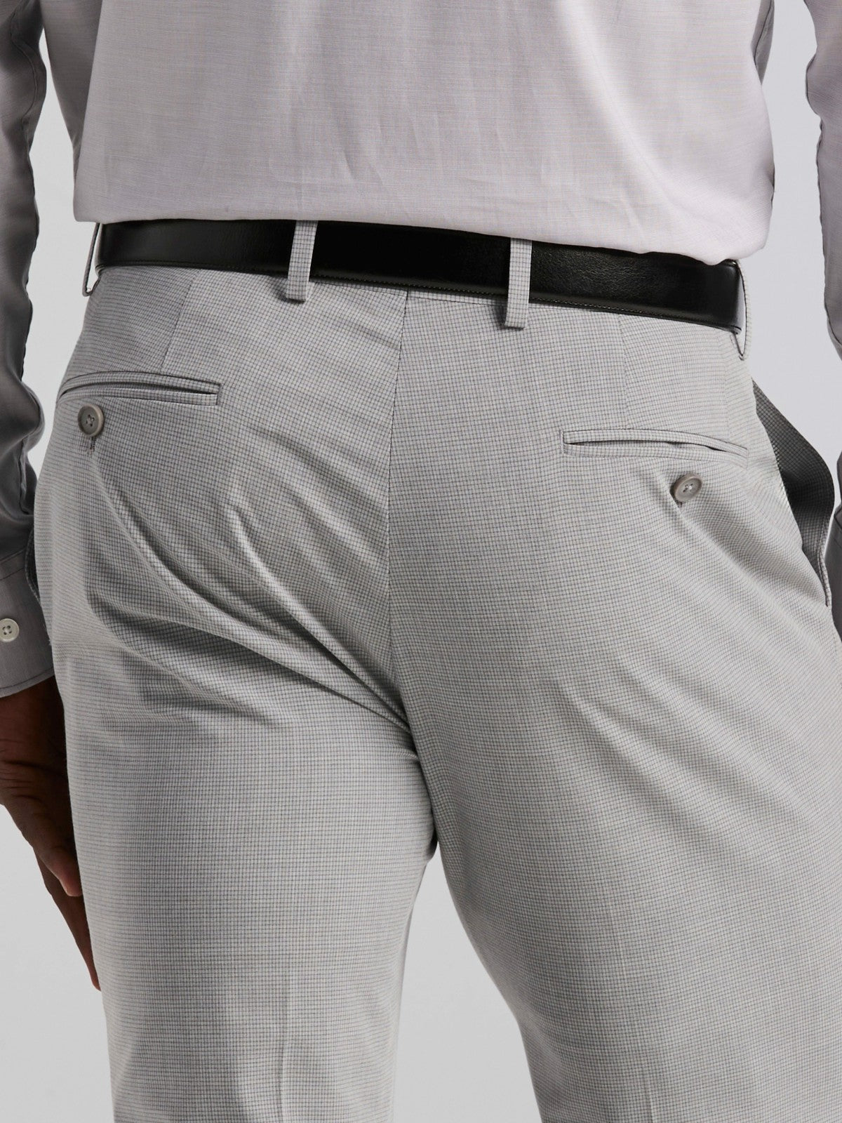 Perry Ellis Suits|Clothing Slim Fit Mini Grid Pattern Suit Pant