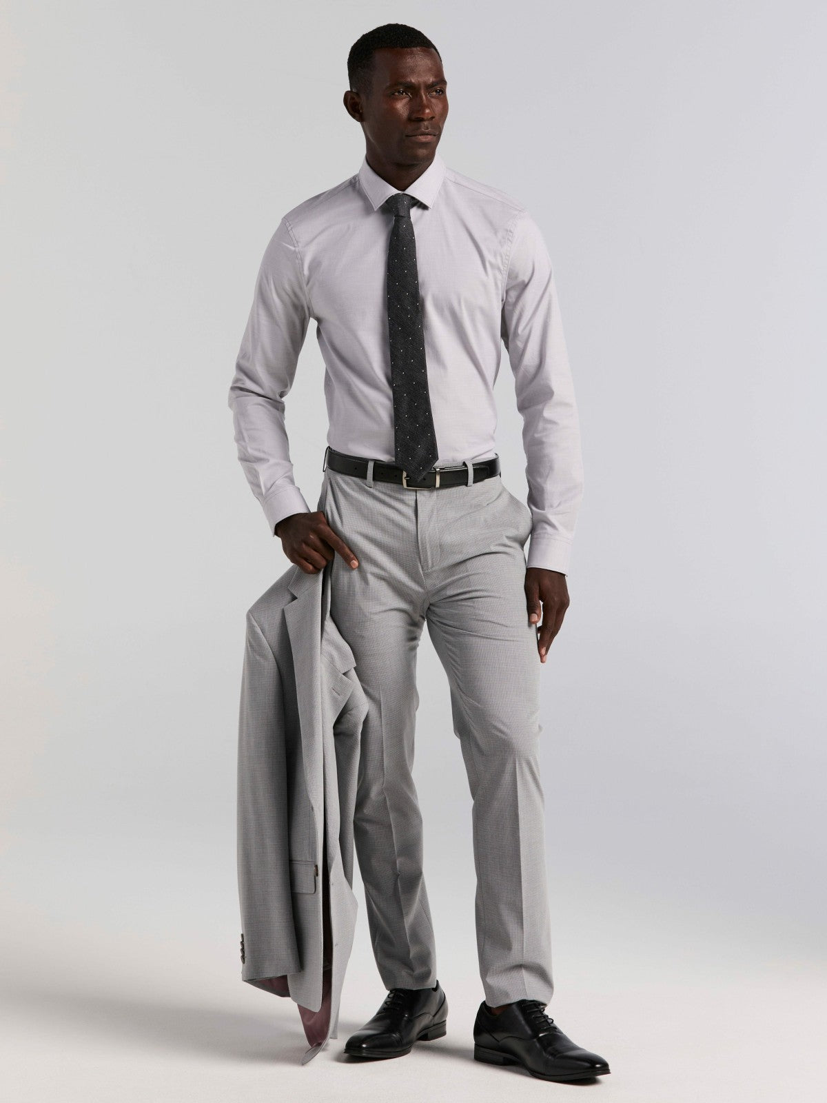 Perry Ellis Suits|Clothing Slim Fit Mini Grid Pattern Suit Pant