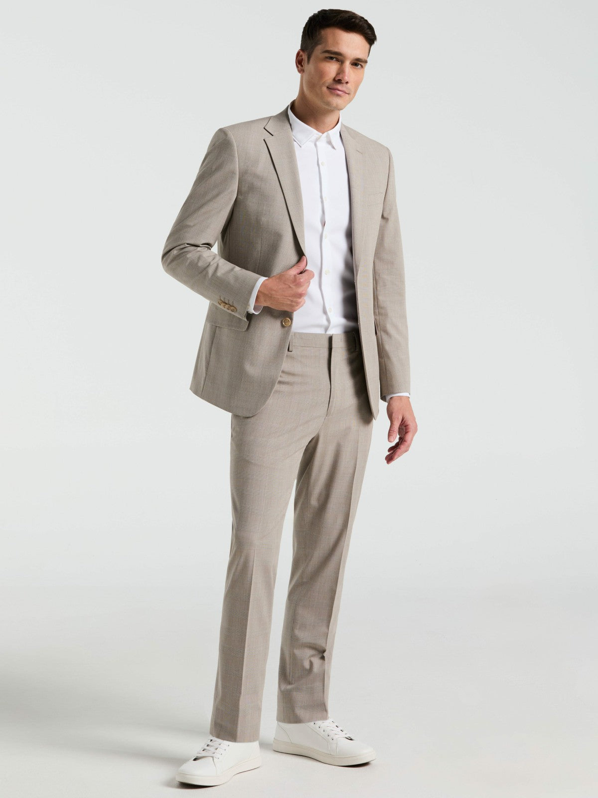 Perry Ellis Suits|Clothing Slim Fit Plaid Print Suit Pant