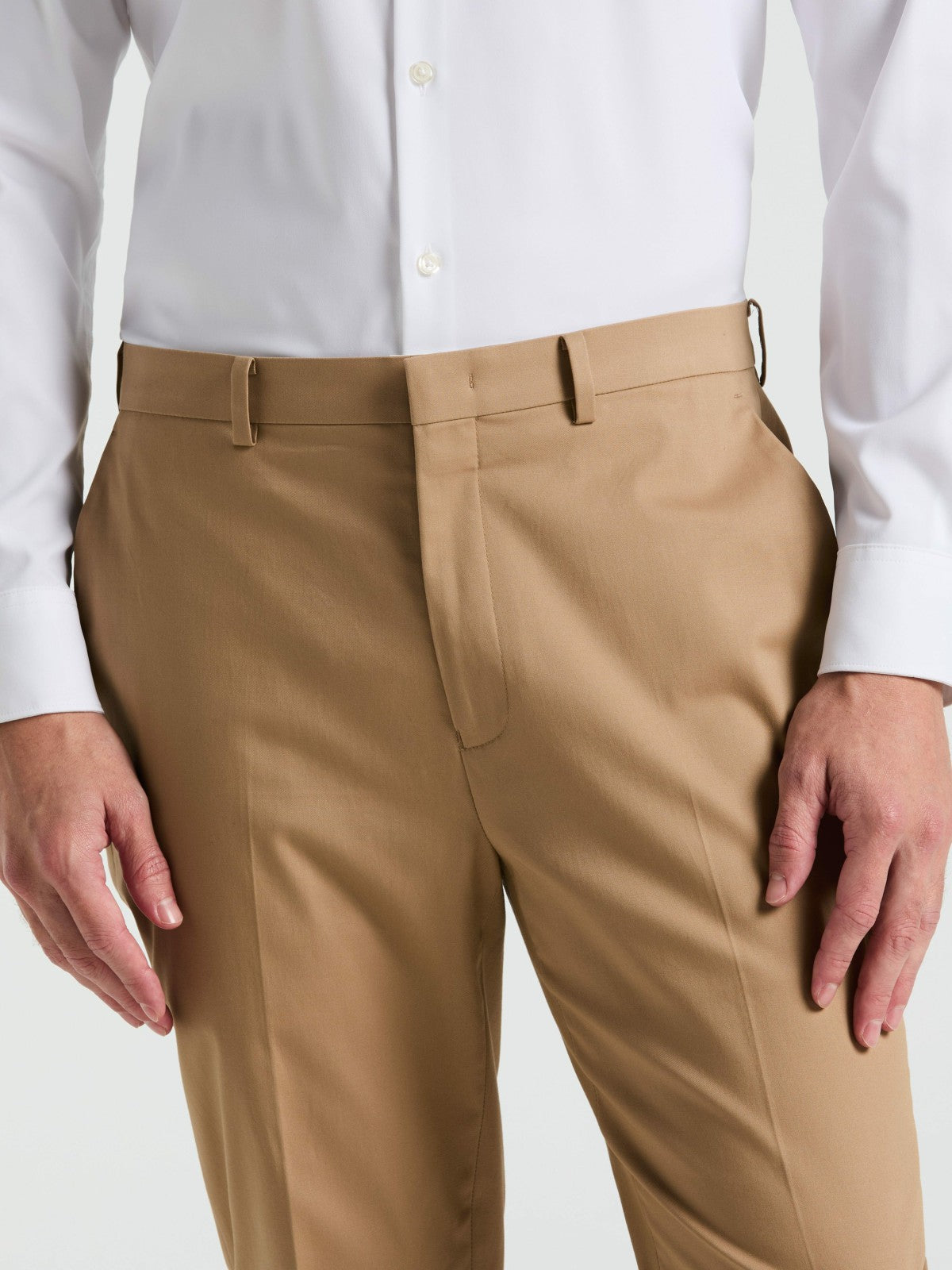 Perry Ellis Suits|Clothing Slim Fit Solid Cotton Blend Suit Pant