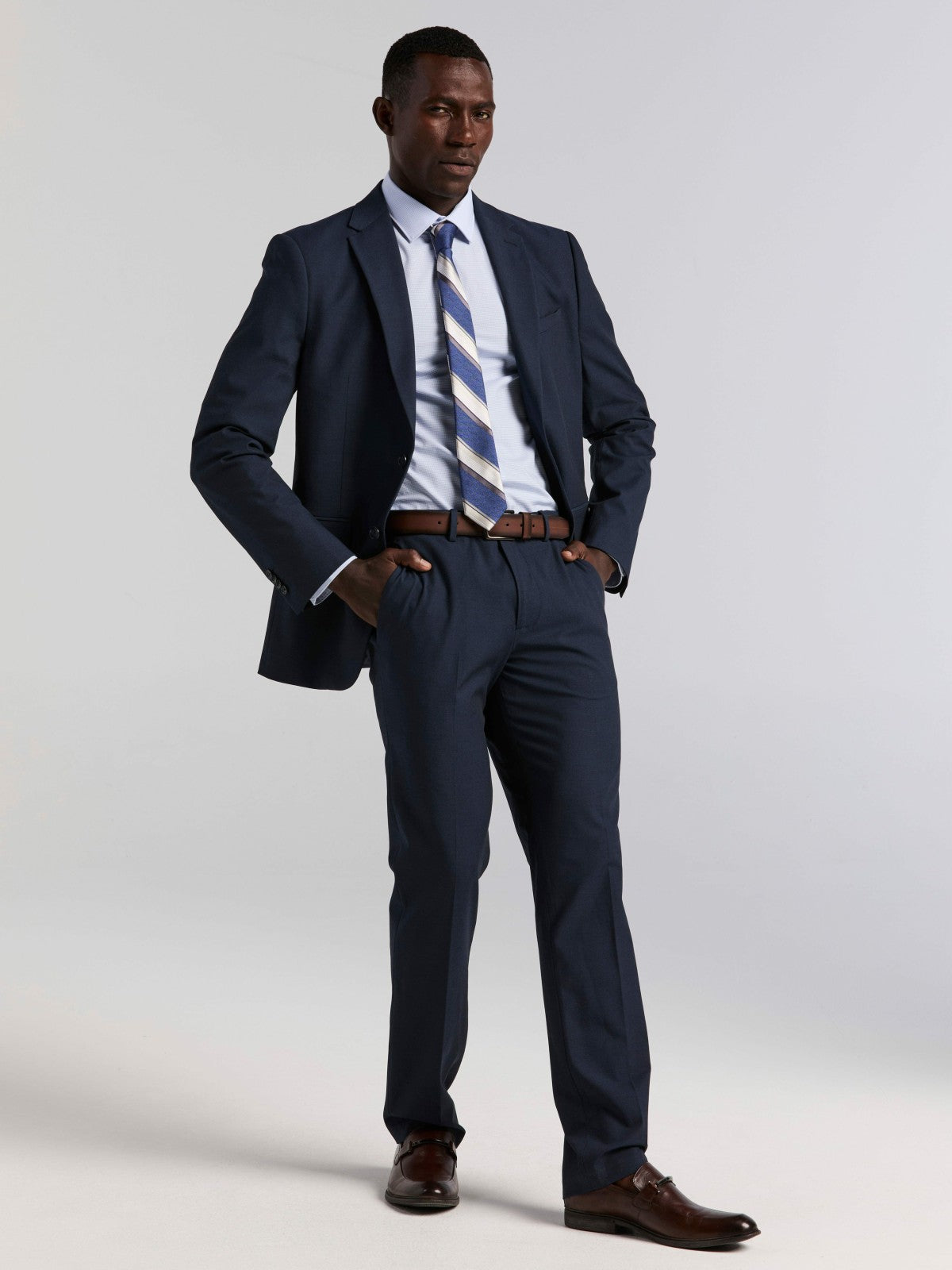 Perry Ellis Suits Men's Slim Fit Suit Jacket - Louis Suit Jacket | Perry Ellis