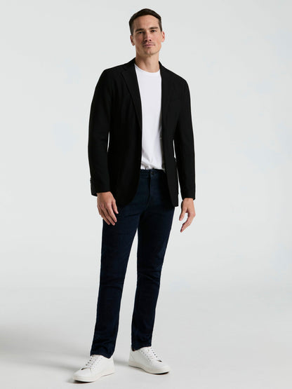 Perry Ellis Suits Slim Fit Solid Knit Blazer