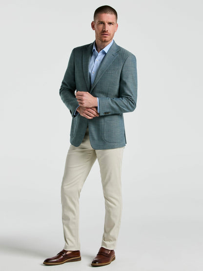 Perry Ellis Suits Herringbone Pattern Sportcoat