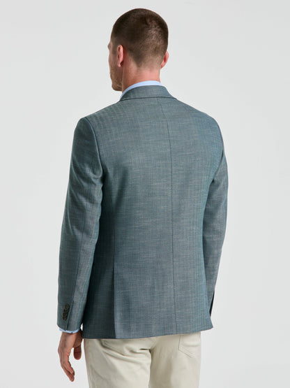 Perry Ellis Suits Herringbone Pattern Sportcoat