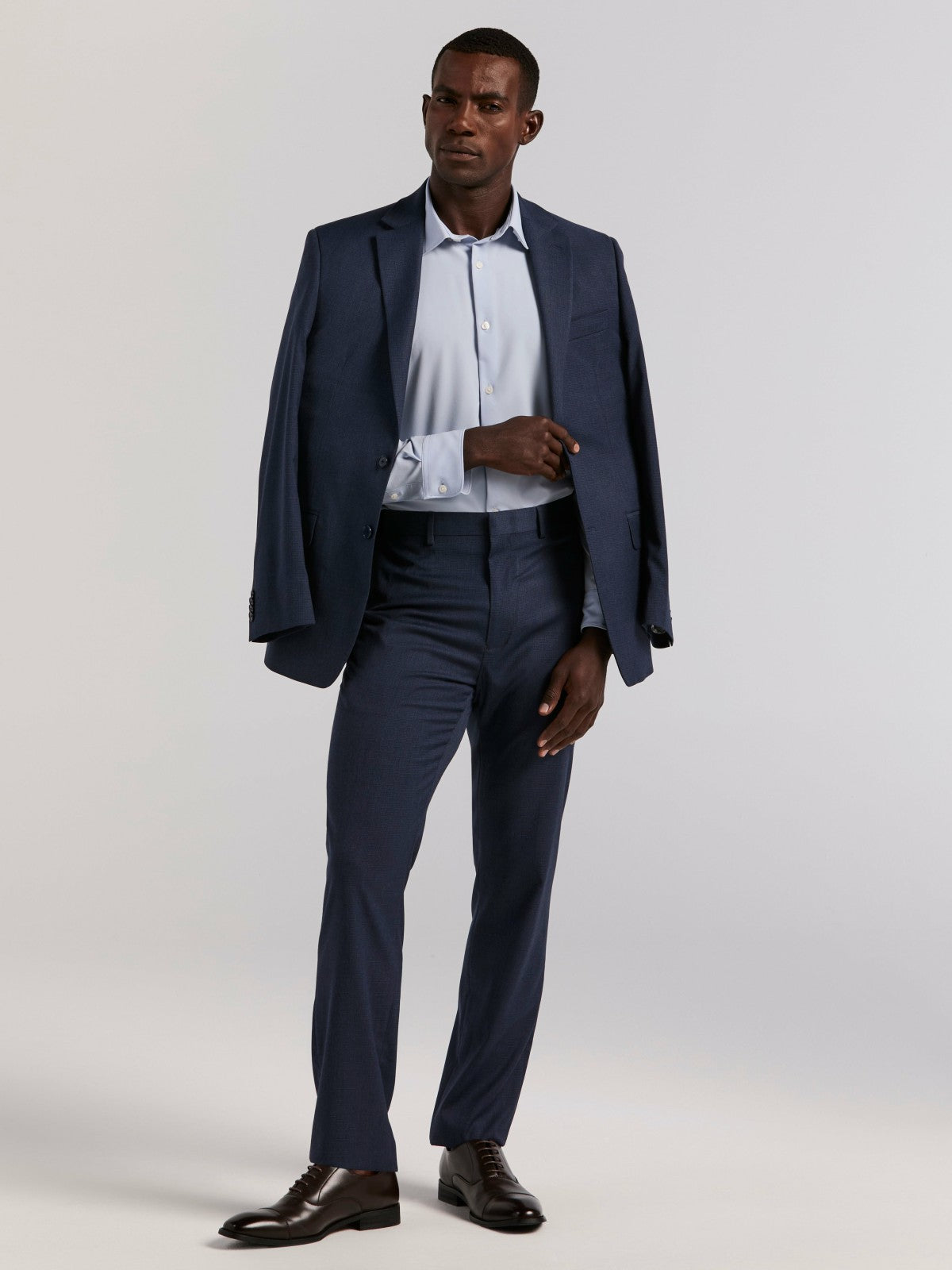 Perry Ellis Suits Slim Micro Print Suit Jacket