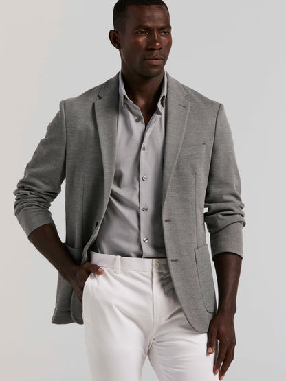 Perry Ellis Suits Slim Fit Unlined Textured Sportcoat