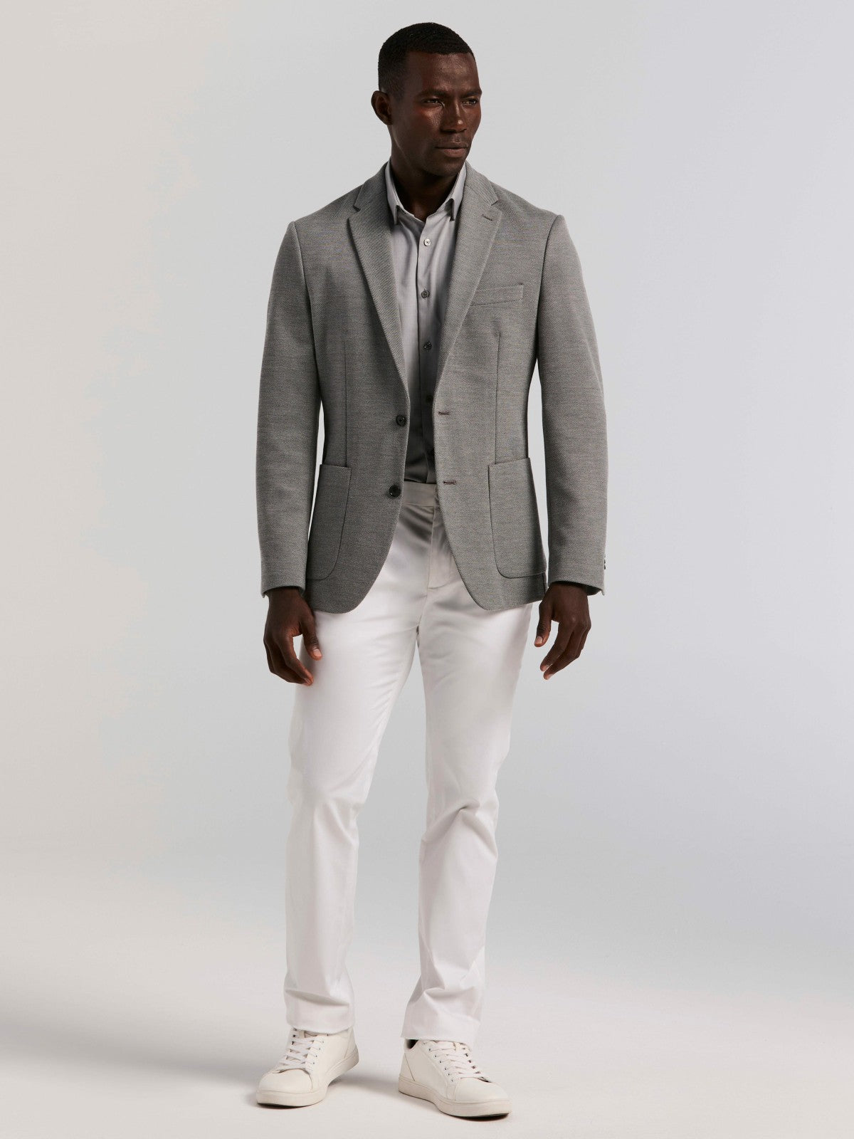 Perry Ellis Suits Slim Fit Unlined Textured Sportcoat