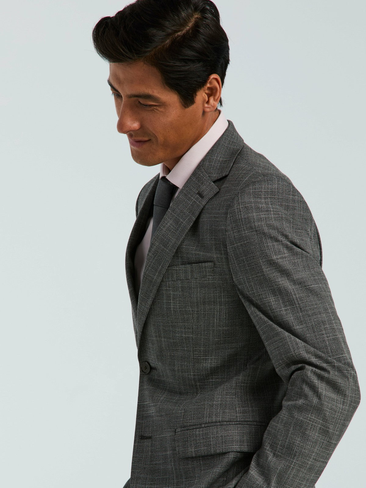 Perry Ellis Suits Skinny Fit Houndstooth Suit Jacket
