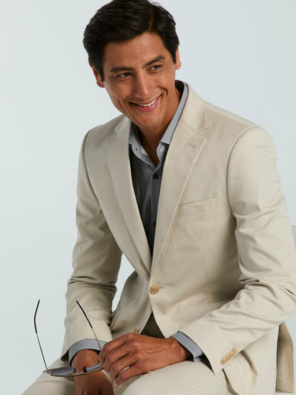Perry Ellis Suits Skinny Fit Solid Suit Jacket