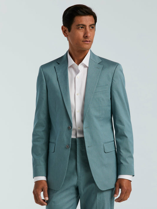 Perry Ellis Suits Slim Fit Textured Suit Jacket