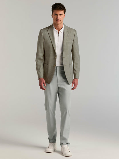 Perry Ellis Suits Slim Fit Textured Sport Coat