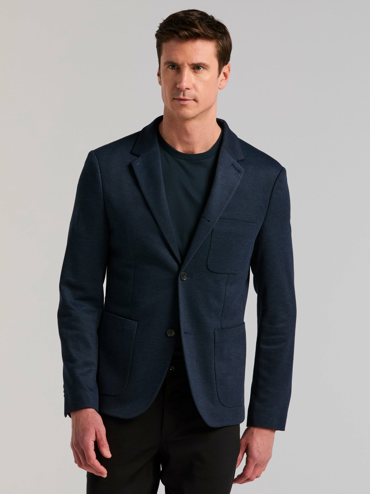 Perry Ellis Suits Slim Fit Jacquard Knit Sport Jacket