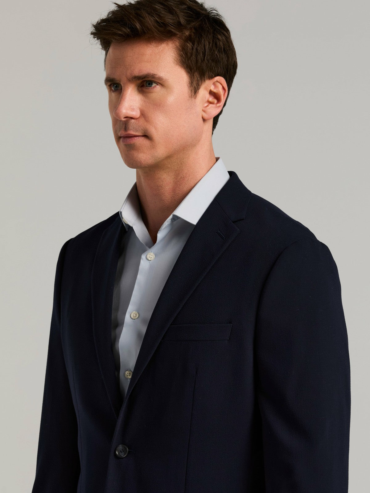 Perry Ellis Suits Slim Fit Seersucker Suit Jacket