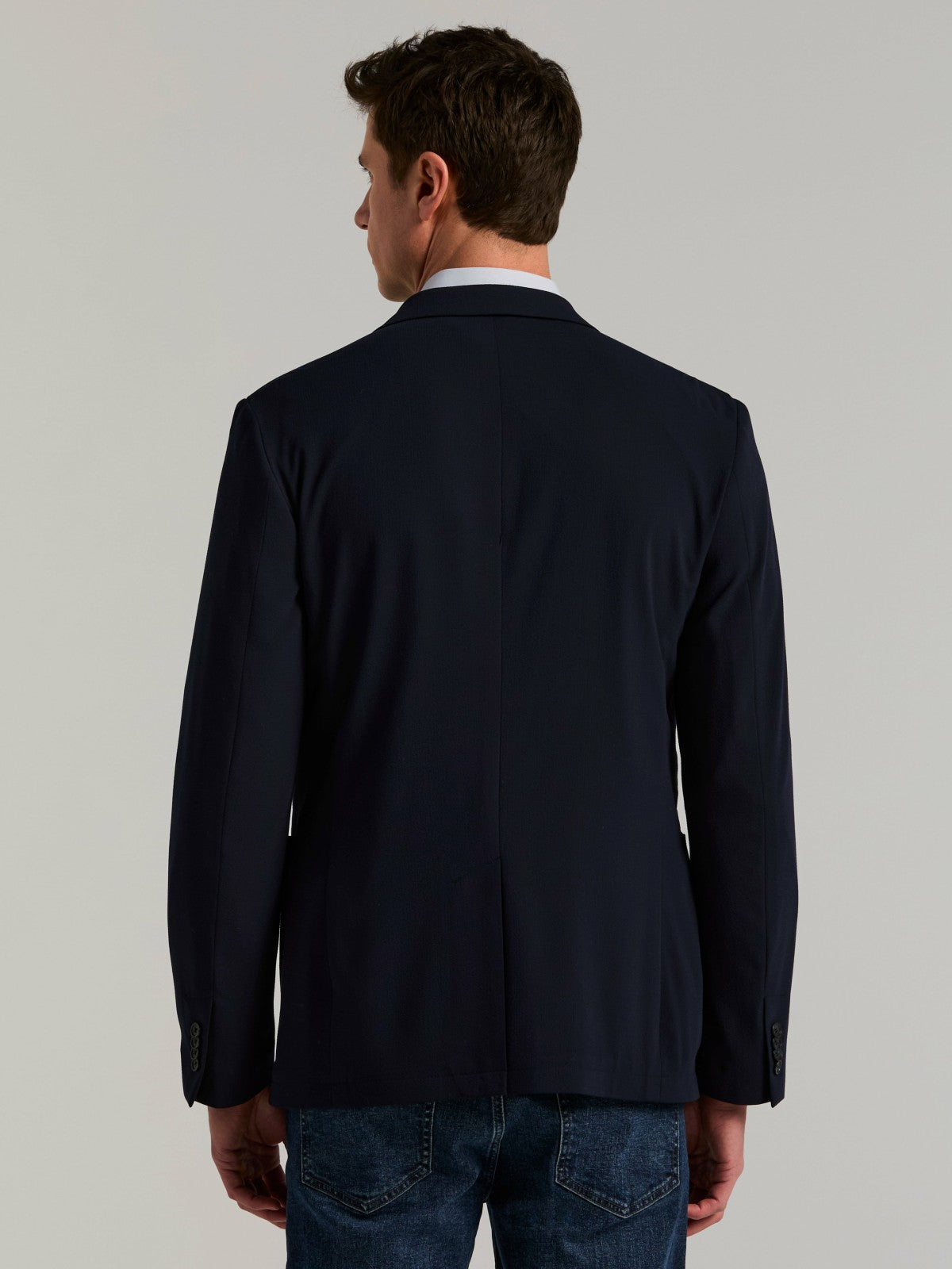 Perry Ellis Suits Slim Fit Seersucker Suit Jacket