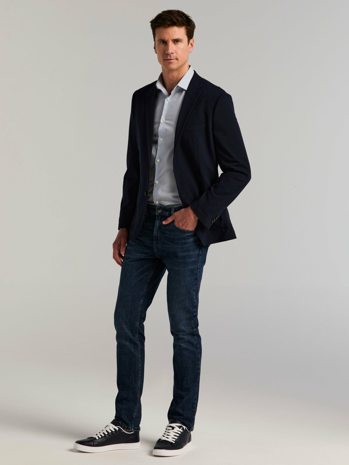 Perry Ellis Suits Slim Fit Seersucker Suit Jacket