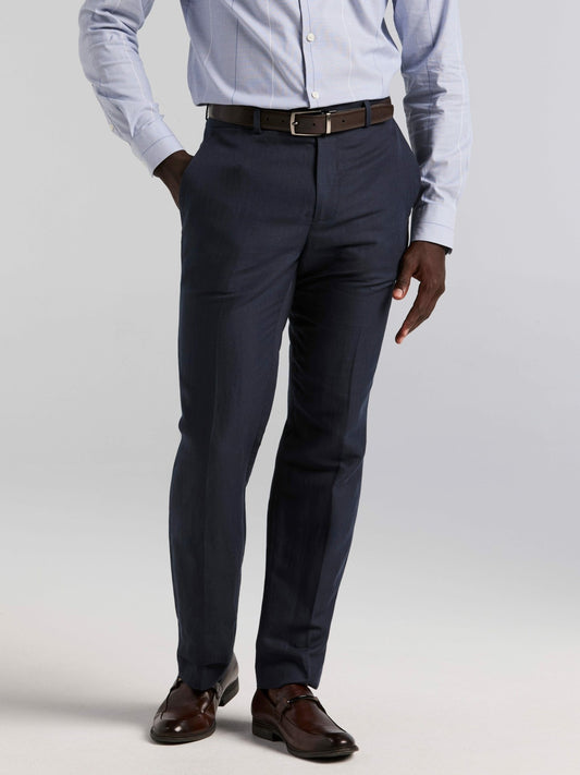 Perry Ellis Suits|Clothing Linen Blend Herringbone Suit Pant